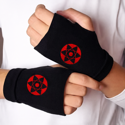 Anime Fashion Cosplay Black Gloves